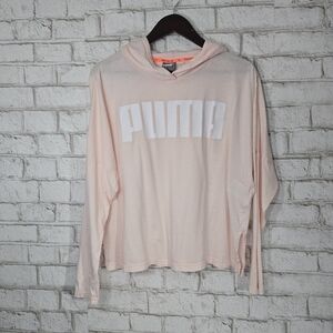 PUMA long sleeve hooded top